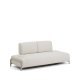 KAVE HOME Compo 2-pers. modul sofa - ecru chenille stof og beige metal (200cm)