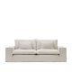 KAVE HOME Anarela 3-seters sofatrekk i beige lin