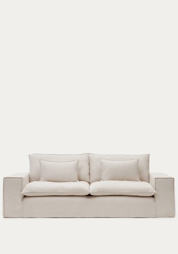 KAVE HOME Anarela 2-pers. sofabetr�k - beige h�r