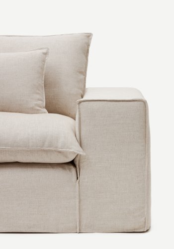 KAVE HOME Anarela 2-pers. sofabetr�k - beige h�r