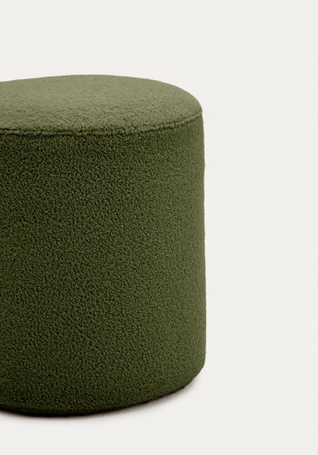 KAVE HOME Kaeli fotsttte med avtagbart trekk i grnn bouclé  43 cm