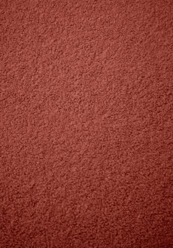 KAVE HOME Kaeli fotsttte, m. avtagbart deksel, rund - terrakotta resirkulert bouclé (43)