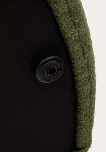 KAVE HOME Kaeli fotsttte med avtagbart trekk i grnn bouclé  60 cm