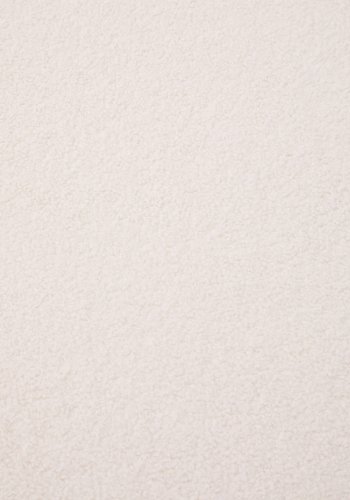 KAVE HOME Kaeli fotsttte, m. avtagbart deksel, rund - krem ​​resirkulert bouclé (60)