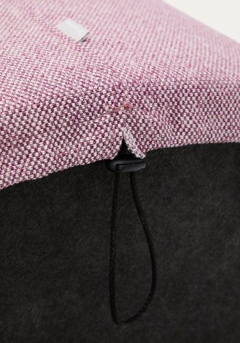 KAVE HOME Kaeli lilla fotsttte med avtakbart trekk 90 cm