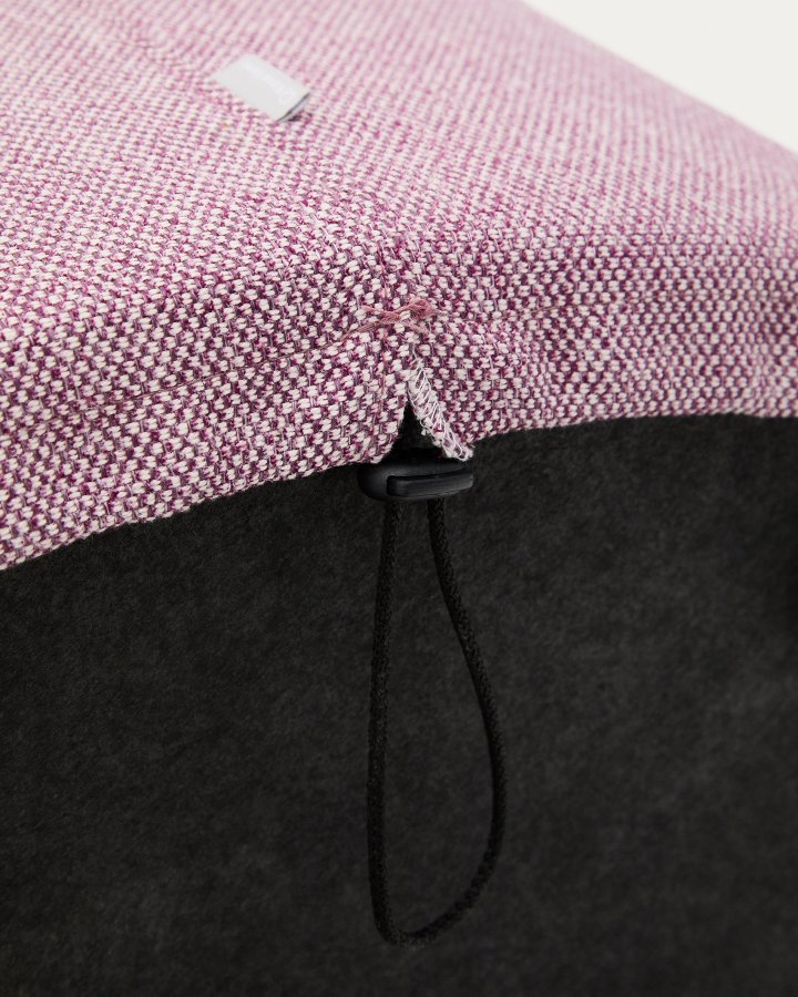 KAVE HOME Kaeli lilla fotsttte med avtakbart trekk 90 cm