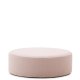 KAVE HOME Kaeli fotsttte, m. avtagbart deksel, rund - rosa resirkulert bouclé (120)