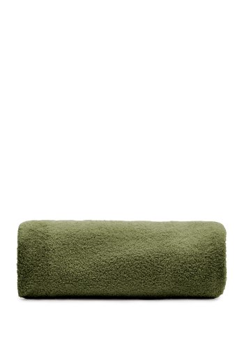 KAVE HOME Kaeli fotskammeltrekk i grnn boucl 120 cm