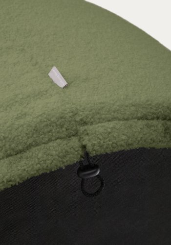 KAVE HOME Kaeli fotskammeltrekk i grnn boucl 120 cm