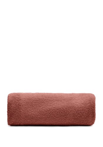 KAVE HOME Kaeli betrk til fodskammel, rund - terracotta boucl (120)