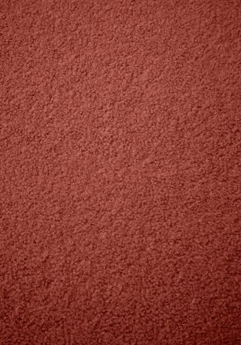 KAVE HOME Kaeli betrk til fodskammel, rund - terracotta boucl (120)