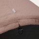 KAVE HOME Kaeli fotskammeltrekk i rosa boucl 120 cm