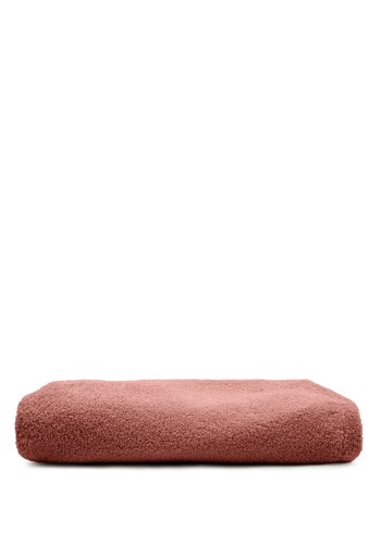 KAVE HOME Kaeli fotskammeltrekk i terrakotta boucl 43 cm