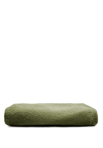 KAVE HOME Kaeli fotskammeltrekk i grnn boucl 60 cm