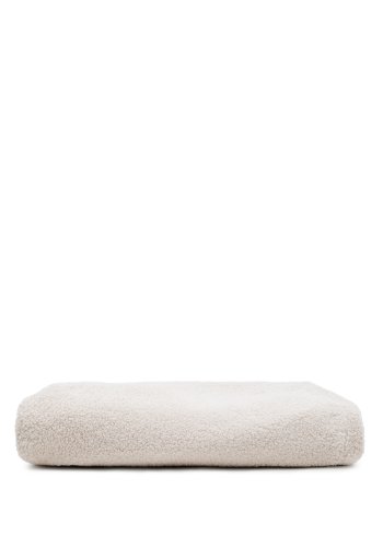 KAVE HOME Kaeli fotskammeltrekk i ecru boucl 60 cm