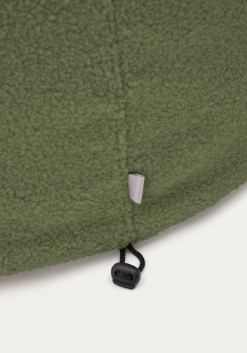 KAVE HOME Kaeli fotskammeltrekk i grnn boucl 90 cm