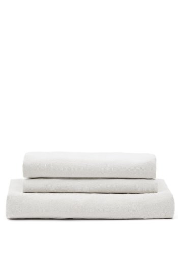 KAVE HOME Nora trekk til 4-manns sofa - ecru lin og bomull (B:340)