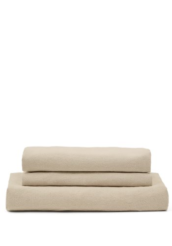 KAVE HOME Nora trekk til 4-seters sofa - taupe lin og bomull (B:340)