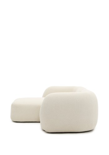 KAVE HOME Modulr 2-seters sofa Martina i ecru chenille med venstre sjeselong 230 cm