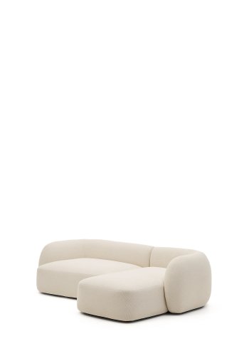 KAVE HOME Modular Martina 3. pers. sofa, m. hyre sjeselong - krem ​​chenille (B: 287cm)