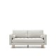 KAVE HOME Debra 2-manns sofa - perlemor chenille og naturlige ben (182cm)