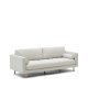 KAVE HOME Debra 3 pers. sofa - perlemor chenille og naturben (222cm)