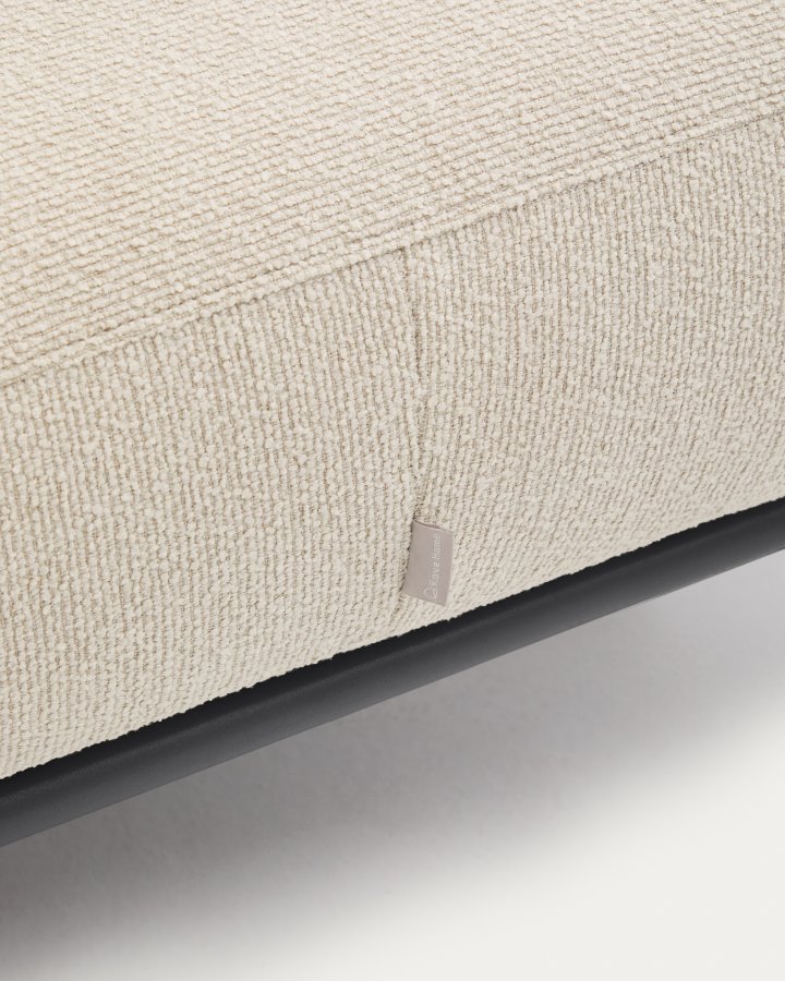 KAVE HOME Aurum, ecru fotsttte og en matt gr metallbase 85 x 85 cm FSC Mix Credit