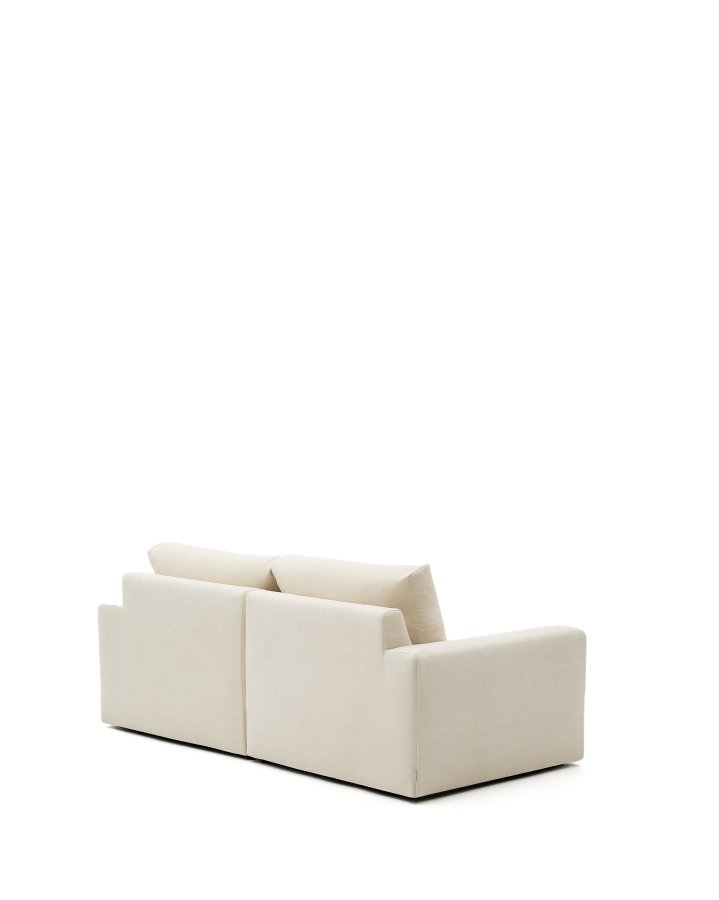 KAVE HOME Alea ecru chenille 3-seters modulsofa med avtakbart trekk 220 cm