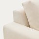KAVE HOME Alea ecru chenille 3-seters modulsofa med sjeselong til hyre og avtakbart trekk 220c