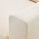 KAVE HOME Alea 4-pers. modulsofa, m. venstre chaiselong, aftageligt betr�k - ecru chenille (310cm)