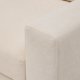 KAVE HOME Alea 5-pers. modul�r hj�rnesofa, m. aftageligt betr�k - ecru chenille (310x310cm)