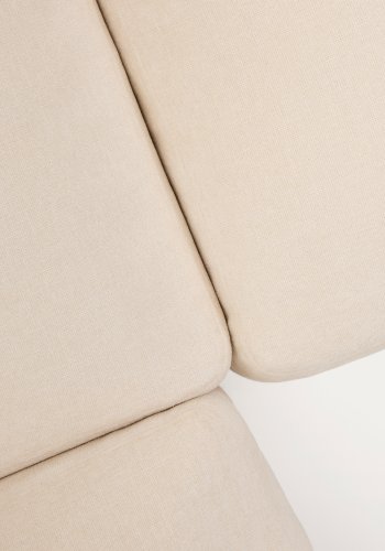 KAVE HOME Alea 5-pers. modul�r hj�rnesofa, m. aftageligt betr�k - ecru chenille (310x310cm)