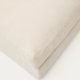 KAVE HOME Alea ecru chenille fotsttte med avtakbart trekk 90 x 90 cm