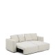 KAVE HOME Marela 3-pers. sovesofa - beige chenille (B:236cm)