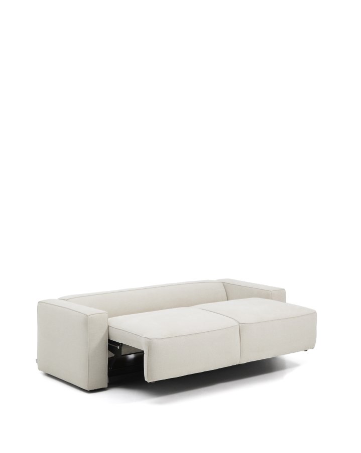 KAVE HOME Marela 3-pers. sovesofa - beige chenille (B:236cm)