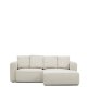 KAVE HOME Marela 3-pers. sovesofa, m. h�jre chaiselong - beige chenille (B:236cm)