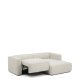 KAVE HOME Marela 3-pers. sovesofa, m. h�jre chaiselong - beige chenille (B:236cm)