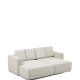 KAVE HOME Marela 3-pers. sovesofa, m. venstre chaiselong - beige chenille (B:236cm)