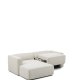 KAVE HOME Marela 3-pers. sovesofa, m. venstre chaiselong - beige chenille (B:236cm)