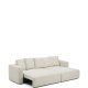 KAVE HOME Marela 3-pers. sovesofa, m. h�jre chaiselong - beige chenille (B:276cm)