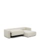 KAVE HOME Marela 3-pers. sovesofa, m. h�jre chaiselong - beige chenille (B:276cm)