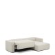 KAVE HOME Marela 3-pers. sovesofa, m. h�jre chaiselong - beige chenille (B:276cm)