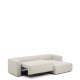KAVE HOME Marela 3-pers. sovesofa, m. h�jre chaiselong - beige chenille (B:276cm)