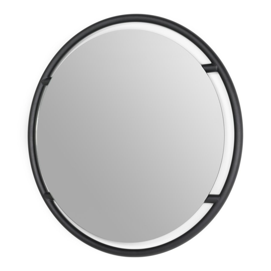 SPINDER DESIGN Sfera S vgspejl, rund - spejlglas og sort stl (59)
