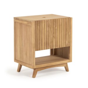 KAVE HOME Sunday badevrelsesmbel, m. 2 lger og 2 hylder - natur teaktr