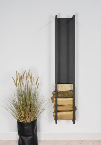 SPINDER DESIGN rektangulr Kubisk vedholder - sort stl