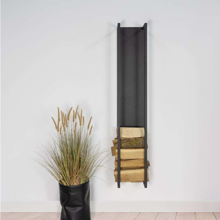 SPINDER DESIGN rektangulr Kubisk vedholder - sort stl