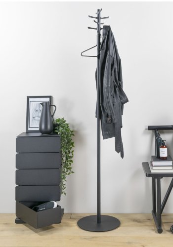 SPINDER DESIGN Pull butler, m. 10 kroker - matt sort stl ( 35)