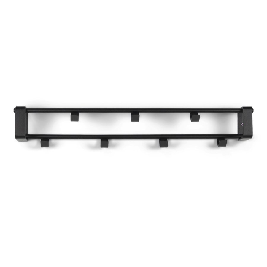 SPINDER DESIGN rektangulr Rex knaggrekke, m. 7 knagger - sort stl