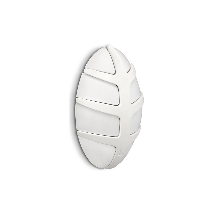 SPINDER DESIGN Bug knaggrekke - hvit plast og slv stl 